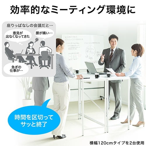 【未使用品】SKK スタンディングデスク 100 幅100cm 高さ100cm スタンディングデスク 高さ100cm 幅100cm 100-DESKF023