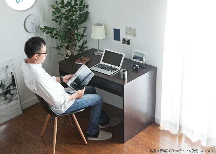 100-DESKH009BRの画像