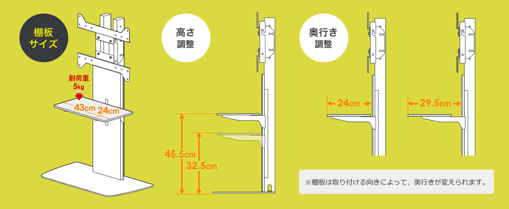 棚板サイズ