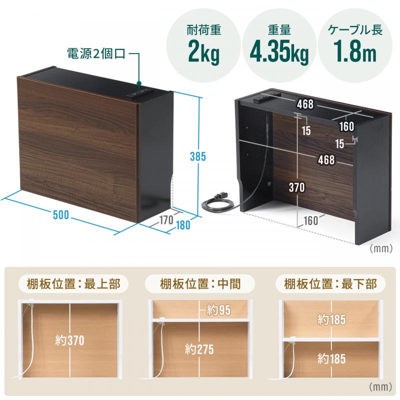 ルーター収納ボックス・目隠しボックス・ケーブルボックス コンセント ...