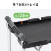 【アウトレット】ツールワゴン ファイルワゴン キャスター付 2段 折りたたみ 総耐荷重50kg 4輪 軽量