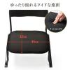 【アウトレット】座敷椅子 正座椅子 スタッキング可能 4脚セット ブラウン