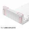 【アウトレット】モニター台(USB Type-C接続ハブ付き　机上ラック　ホワイト)