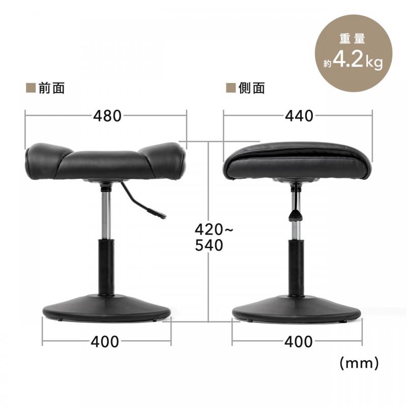 オットマン(リラックス脚置き台・固定脚仕様・キャスターなし