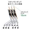 【アウトレット】折りたたみテーブル 学習塾机  幅120cm 奥行60cm キャスター付き 中棚付き 木目調