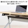 【アウトレット】折りたたみテーブル 学習塾机  幅120cm 奥行60cm キャスター付き 中棚付き 木目調