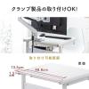 【アウトレット】パソコンラック(パソコンデスク・リビング・テレワークラック・幅55cm・引き出し付き・棚可変・ゴムキャスター・ブラウン