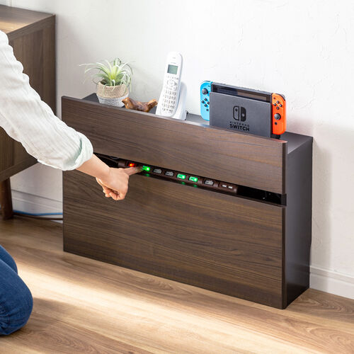 ケーブルボックス 収納ボックス コンセントボックス 木製
