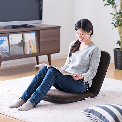 １８段階フリーロックリクライニング式マイクロファイバー３Ｗａｙ座椅子（344） 18段階フリーロックリクライニング式マイクロファイバー3Way座椅