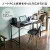 【アウトレット】シンプルデスク(平机・ブラウン・パソコンデスク・ワークデスク・横幅120cm・奥行60cm・SOHO・組立簡単)