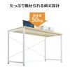 【アウトレット】シンプルデスク(平机・ブラウン・パソコンデスク・ワークデスク・横幅120cm・奥行60cm・SOHO・組立簡単)