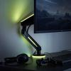 ◆廃止特価（在庫限り）◆モニターアーム ディスプレイアーム バネ式 耐荷重2～9kg LED搭載 ゲーミング クランプ