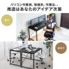 【アウトレット】シンプルデスク3 パソコンデスク ワークデスク 平机 モニタアーム対応 幅120cm 奥行60cm ブラック