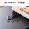 【アウトレット】シンプルデスク3 パソコンデスク ワークデスク 平机 モニタアーム対応 幅120cm 奥行60cm ブラック