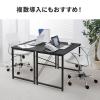 【アウトレット】シンプルデスク3 パソコンデスク ワークデスク 平机 モニタアーム対応 幅120cm 奥行60cm ブラック