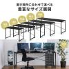 【アウトレット】シンプルデスク3 パソコンデスク ワークデスク 平机 モニタアーム対応 幅140cm 奥行60cm ブラック