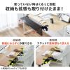 【アウトレット】デスクエクステンダー 机 天板拡張 後付 折りたたみ デスクエクステンション テーブル拡張 クランプ固定 幅80cm 奥行き23cm