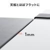 【アウトレット】デスクエクステンダー 机 天板拡張 後付 折りたたみ デスクエクステンション テーブル拡張 クランプ固定 幅80cm 奥行き23cm