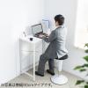 【アウトレット】スタンディングテーブル(スタンディングデスク・ミーティングテーブル・オフィスワークテーブル・高さ100cm・幅100cm・立ち会議)