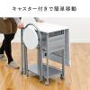 【アウトレット】パソコンデスク&イス(横幅90cm×奥行58cm・折りたたみ・テレワーク・ホワイト)