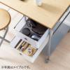 【アウトレット】パソコンデスク&イス(横幅90cm×奥行58cm・折りたたみ・テレワーク・ホワイト)