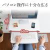 【アウトレット】パソコンデスク 横幅60cm×奥行53cm 省スペース キーボードスライダー マウステーブル プリンター台 キャスター付 ブラック