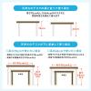 【アウトレット】 キャスター付きサブデスク(パソコンデスク・作業台・拡張デスク・幅90cm・奥行35cm・高さ64cm/70cm・ブラウン・リモートワーク・在宅勤務)