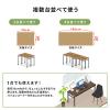 【アウトレット】 キャスター付きサブデスク(パソコンデスク・作業台・拡張デスク・幅90cm・奥行35cm・高さ64cm/70cm・ブラウン・リモートワーク・在宅勤務)
