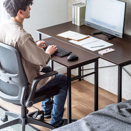 アウトレット】キャスター付きサブデスク 脇机 パソコンデスク