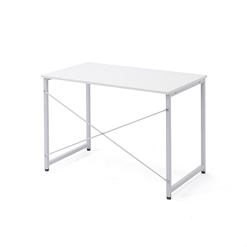 【即購入可◎】デスク ホワイト 幅100cm 奥行60cm パソコンデスク（幅100cm×奥行60cm×高さ72cm・白） 100