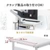 【アウトレット】パソコンラック(パソコンデスク・リビング・テレワークラック・幅55cm・引き出し付き・棚可変・ゴムキャスター・ホワイト
