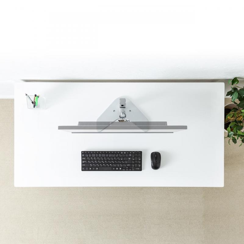 【未使用】モニタースタンド モニタースタンド(卓上設置・VESA75/100対応・高さ調整可能・据え置き