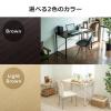 【アウトレット】シンプルワークデスク 幅60cm・奥行60cm ライトブラウン