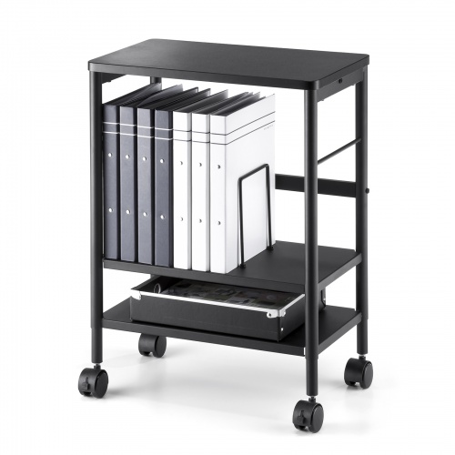 ファイルワゴン サイドデスク 高さ可変 キャスター付き 幅50×奥行き30