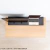 【アウトレット】机上ラック・モニター台(横幅100cm・奥行24cm・高さ8.5cm・電源タップ付)