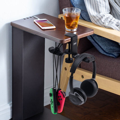 アウトレット】回転式 ヘッドホン バッグハンガー ヘッドセットフック