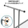 【アウトレット】折りたたみテーブル 省スペース W1520mm D455mm 樹脂天板 作業台 簡単組立 持ち運び 軽量 ホワイト