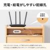 ファイルワゴン 引き出し デスクワゴン 木製 キャスター付き サイドデスク プリンタ台 プリンタワゴン A4ファイル 幅50×奥行き35×高さ64cm