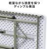 折りたたみテーブル 折りたたみデスク ミーティングテーブル 樹脂天板 屋外 軽量 幅122cm×奥行61cm×高さ74cm