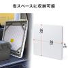 折りたたみテーブル 折りたたみデスク ミーティングテーブル 樹脂天板 屋外 軽量 幅86cm×奥行86cm×高さ74cm