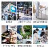 折りたたみテーブル 折りたたみデスク ミーティングテーブル 樹脂天板 屋外 軽量 幅86cm×奥行86cm×高さ74cm
