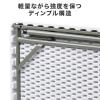 折りたたみテーブル 折りたたみデスク ミーティングテーブル 樹脂天板 屋外 軽量 幅86cm×奥行86cm×高さ74cm