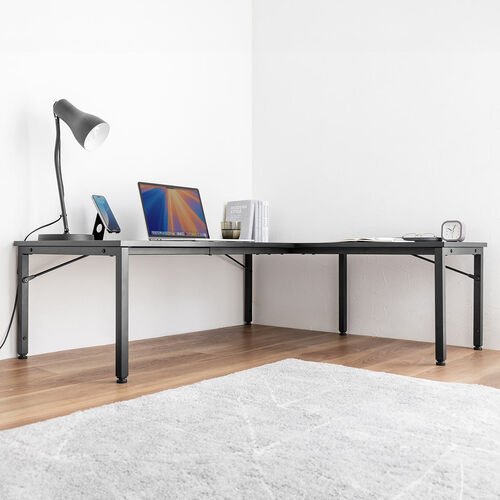 L字デスク L字型ローデスク パソコンデスク 木製 座デスク