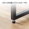 折りたたみデスク 折りたたみテーブル コンパクトデスク 省スペース リビング学習 幅90cm 奥行40cm ブラウン