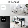 【アウトレット】シンプルデスク ワークデスク モニターアーム対応 幅70cm 奥行60cm ブラック