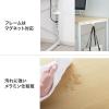 【アウトレット】シンプルデスク ワークデスク モニターアーム対応 幅70cm 奥行60cm ブラック
