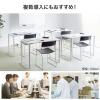 【アウトレット】シンプルデスク ワークデスク モニターアーム対応 幅70cm 奥行60cm ブラック