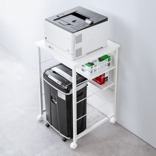 プリンタ台 シュレッダー収納ラック プリンタラック マルチラック