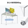 パソコンデスク デザインデスク ワークデスク 作業台 御影石調 幅120cm 奥行60cm