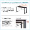 【アウトレット】キャスター付きサブデスク 脇机 パソコンデスク 作業台 デスク幅拡張用 高さ調節可能 幅90cm 奥行35cm 高さ64cm/70cm ホワイト